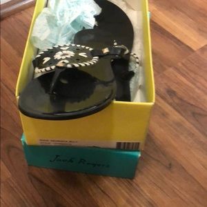 Jack Rogers Black Jelly